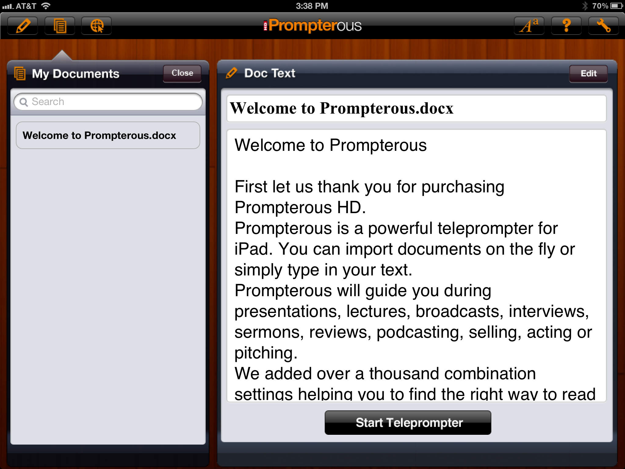 Prompterous