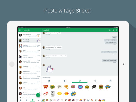Hangouts Kontakte Hangouts Kontakte