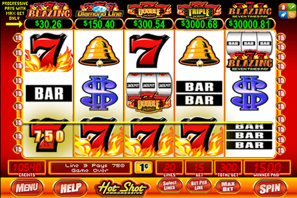 Hot Shots Slot Machine