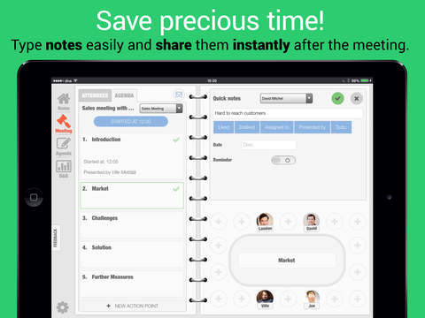 Meeting Assistant - Create and share meeting notes and minutes Screenshots