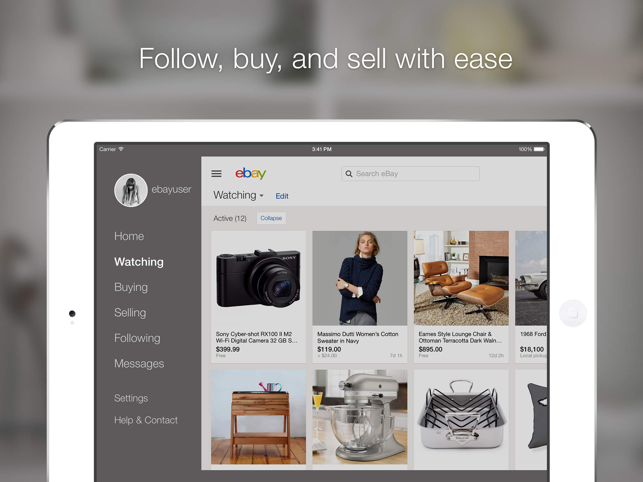 eBay for iPad screenshot-4