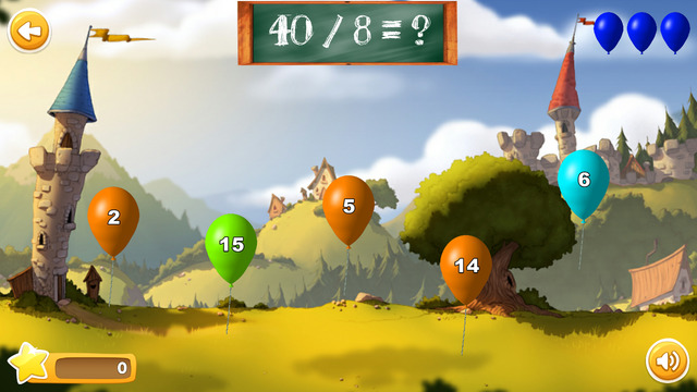 Tela do jogo 1der Math