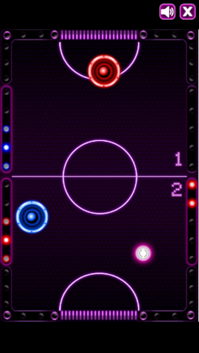 Air Hockey With Glow Rhythm Screenshot on iOS