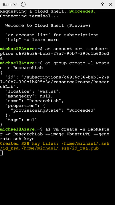 Microsoft Azure Screenshot