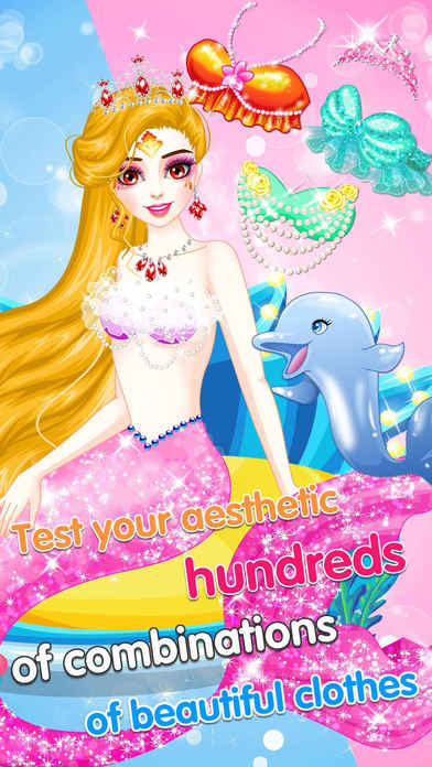 Make up Mermaid Princess Ocean Beauty Makeup Salon Games 