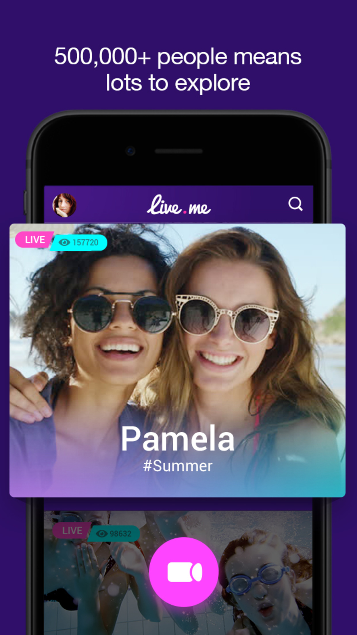 Live.me for iPad – Social Live Video Streaming Community Free app to Broadcast, Chat, Meet New Friends and Get Rewards. screenshot-4