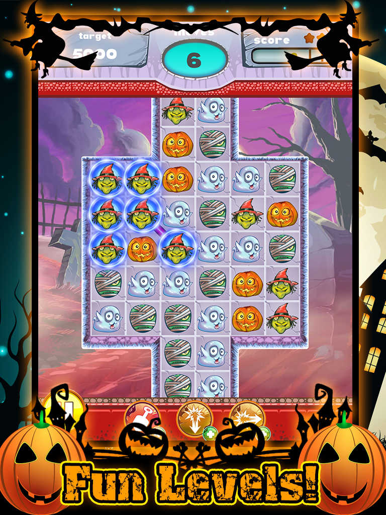 App Shopper Halloween Match 3 Spooky Holiday Game FREE Games 
