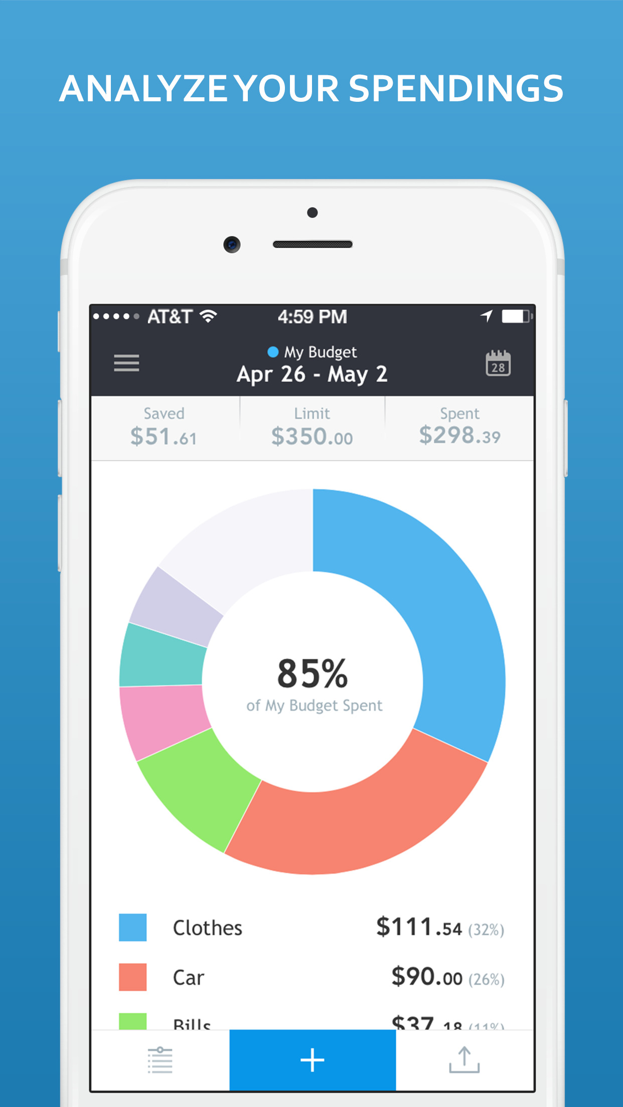 Sumptus – Money Saver and Daily Expense Tracker