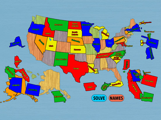 App Shopper: United States Map Puzzle (Education)