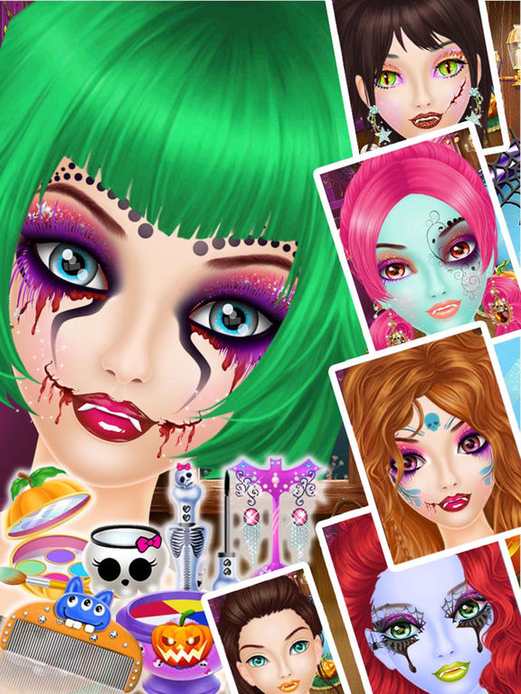 App Shopper Halloween Makeup Salon Kids game for girls (Games)