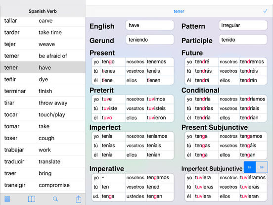 Spanish Verbs Lite 